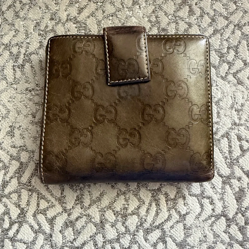 Gucci Embossed Leather Wallet